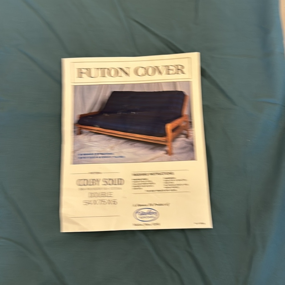 Double Size Futon Cover - Picture 2 of 3
